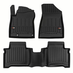 Tappetini compatibili con Kia Niro II Hybrid dal 2022 in poi, su misura in Gomma TPE